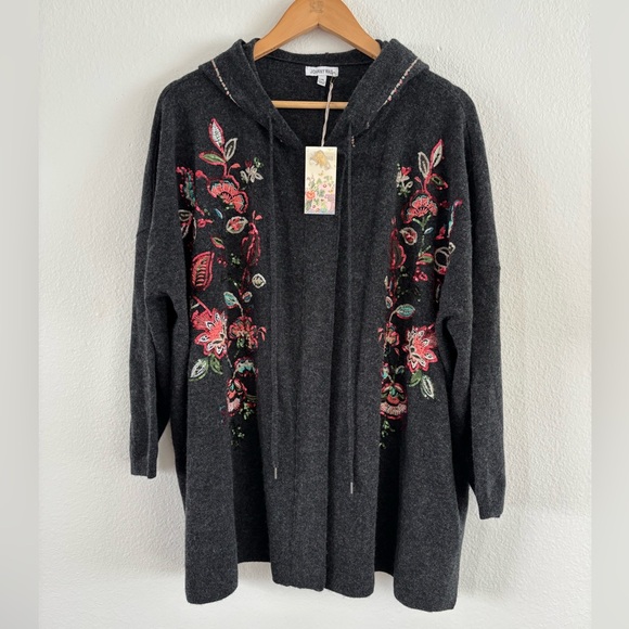 Johnny Was Cashmere Sweater Brenda Cape NWT L/XL - Picture 3 of 16